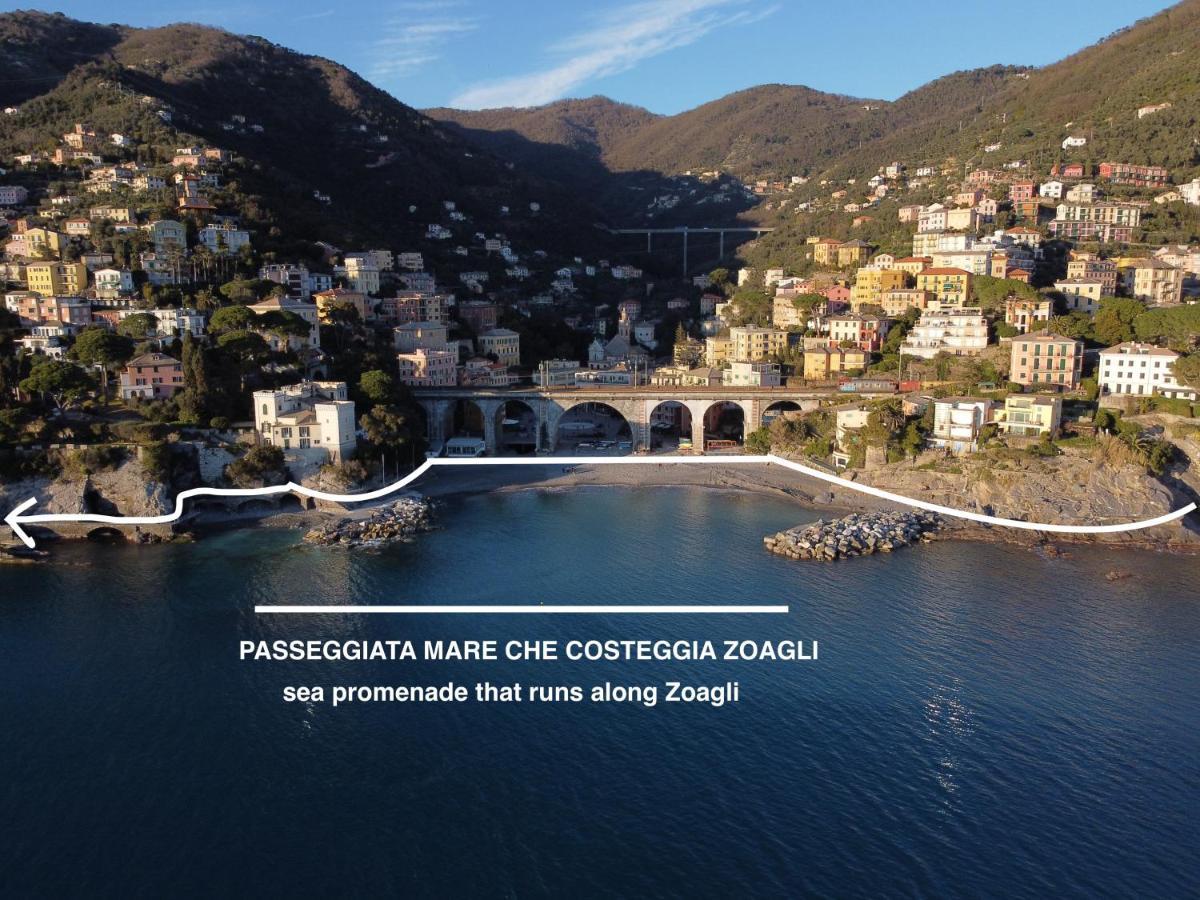 La Terrazza Sul Mare Zoagli Exterior foto
